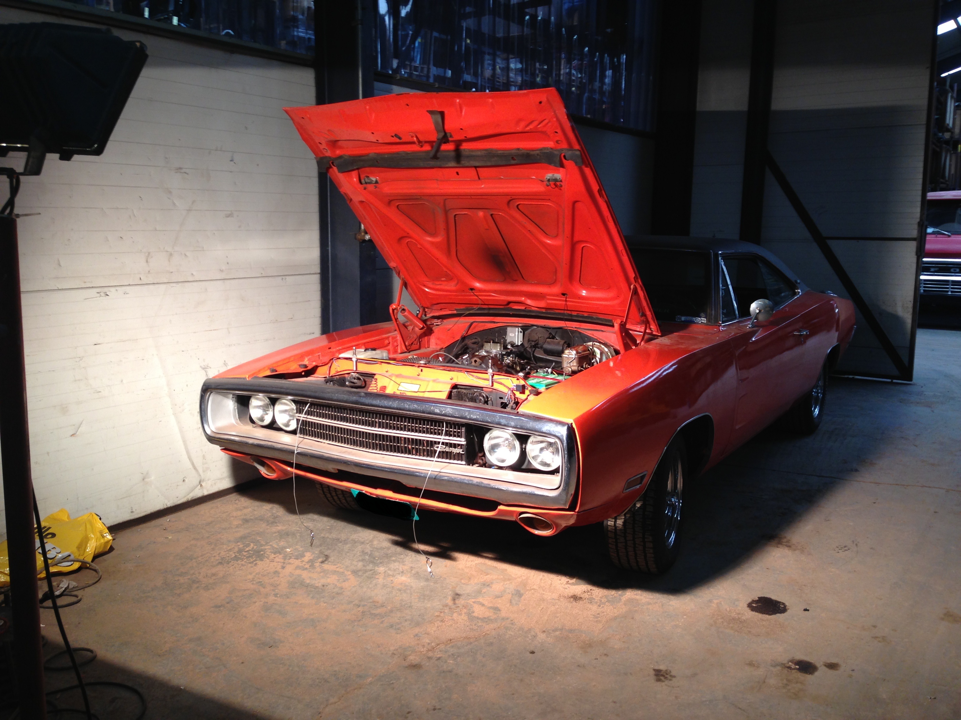 '69 Dodge Charger met een 383 B motor
